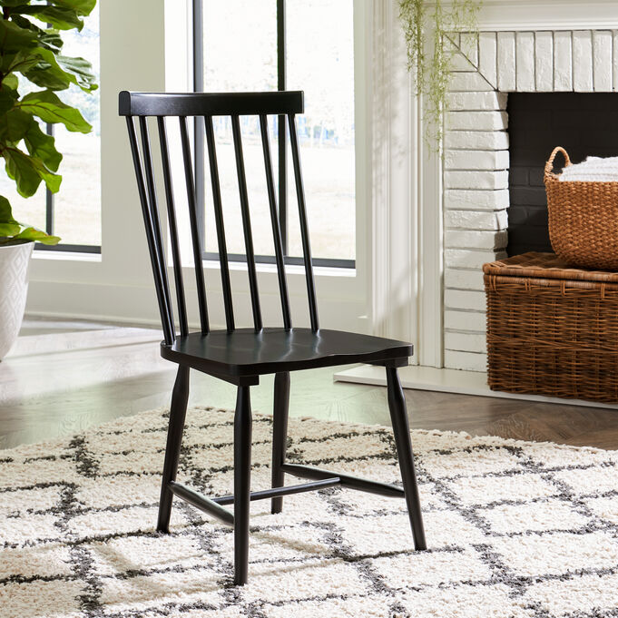 Capeside Cottage Royal Black Side Chair