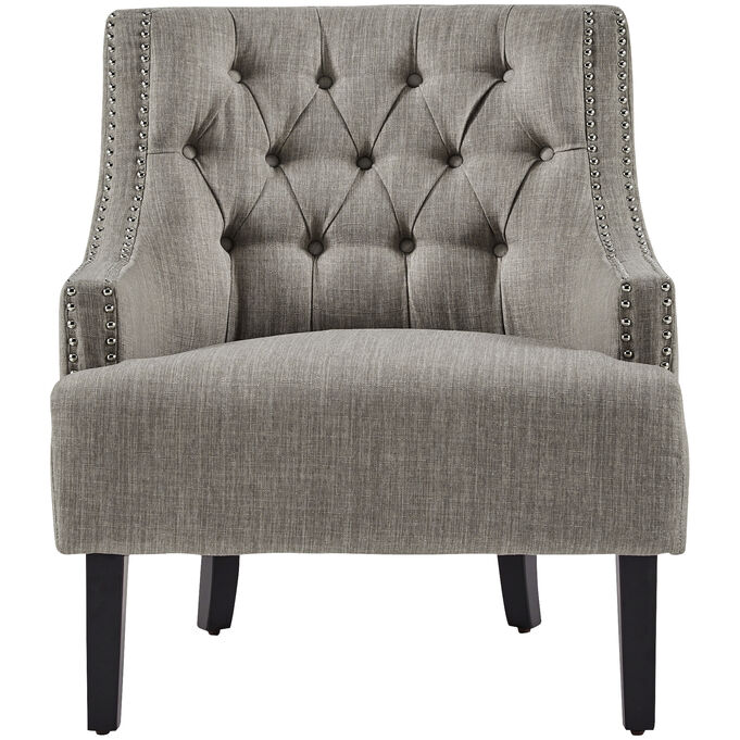 Home Elegance , Twyla Taupe Accent Chair