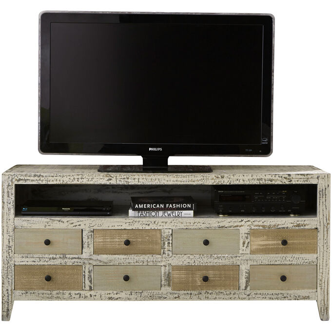 Mojave Distressed Neutral 61 Inch Console
