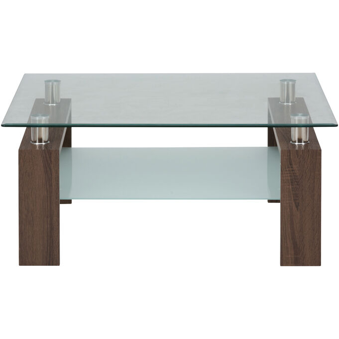 Jofran | Compass Brown Square Coffee Table