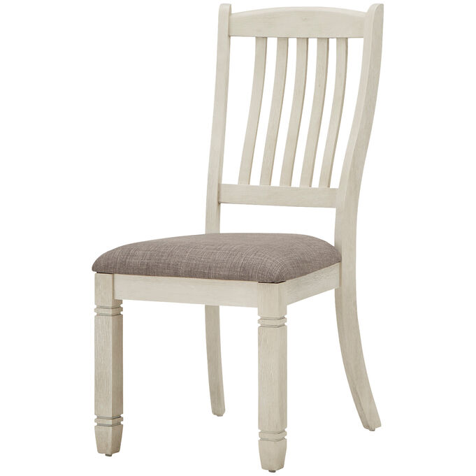 Home Elegance , Northway White Chair , Antique White