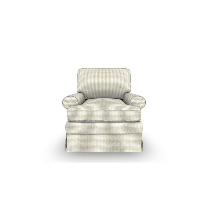 Best Home Furnishings | Quinn Graphite Swivel Glider Chair