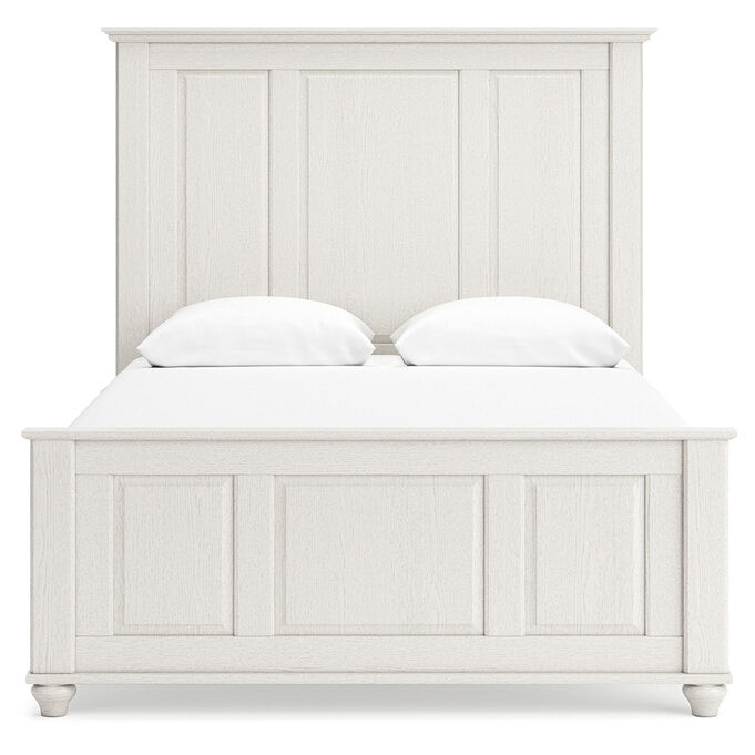 Ashley Furniture | Grantoni White King Panel Bed