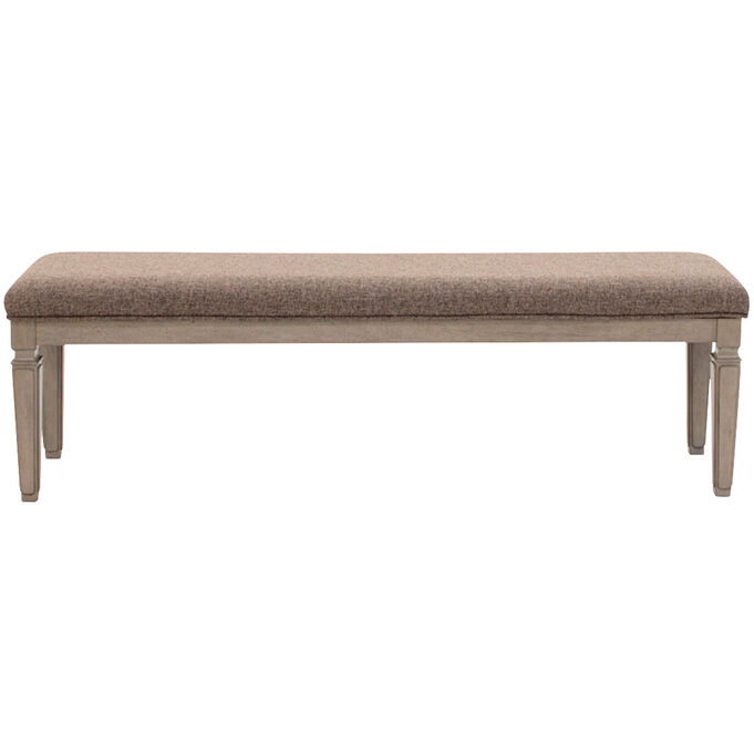 Ashley Furniture | Lexorne Gray Large Upholstered Dining Room Bench