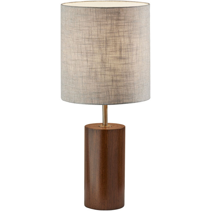 Adesso | Dean Walnut Table Lamp