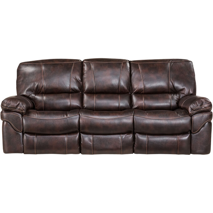 Valdez Brown Power+ Reclining Sofa