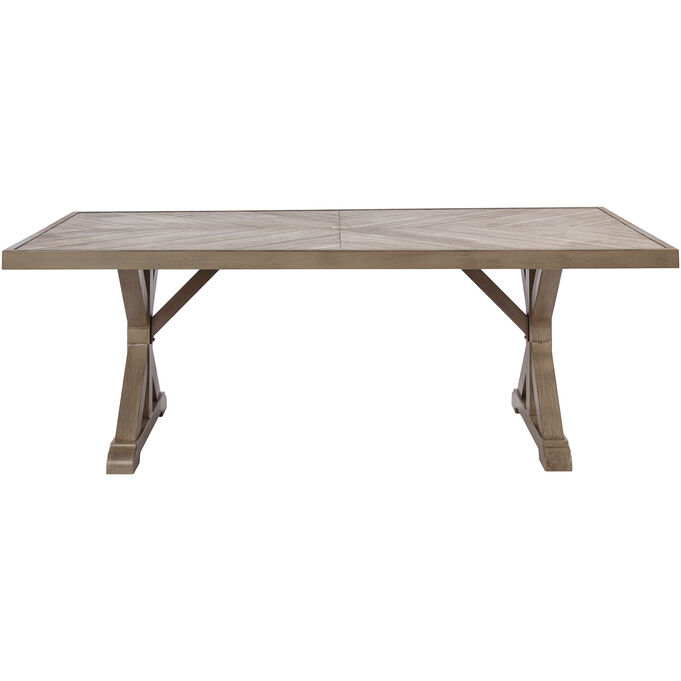 Ashley Furniture | Beachcroft Beige Rectangular Dining Table