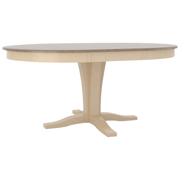 Canadel Furniture , Kirkland Weathered Gray 48 Pedestal Table