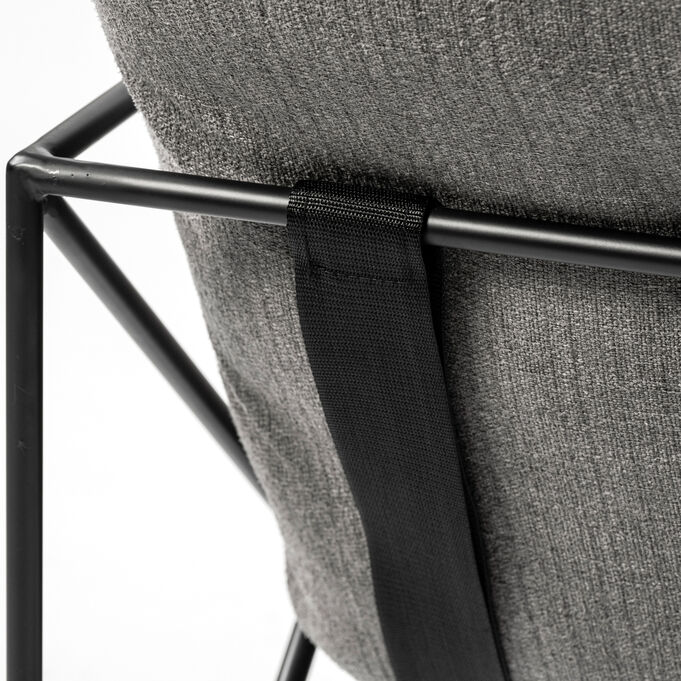 Leonidas Gray Accent Chair