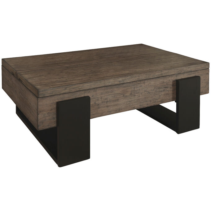 Progressive Furniture | Winter Park Clay Lift Top Coffee Table