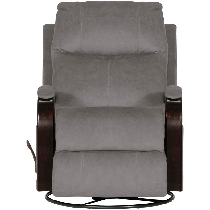 Catnapper , Niles Graphite Swivel Glider Chair Recliner