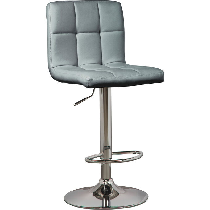 Ashley Furniture | Bellatier Gray Adjustable Height Bar Stool