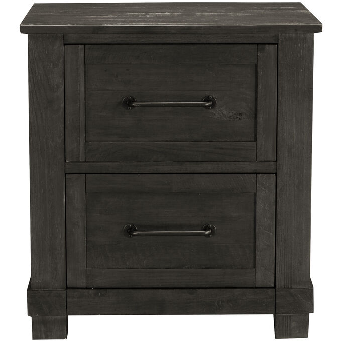 A America | Sun Valley Charcoal Nightstand