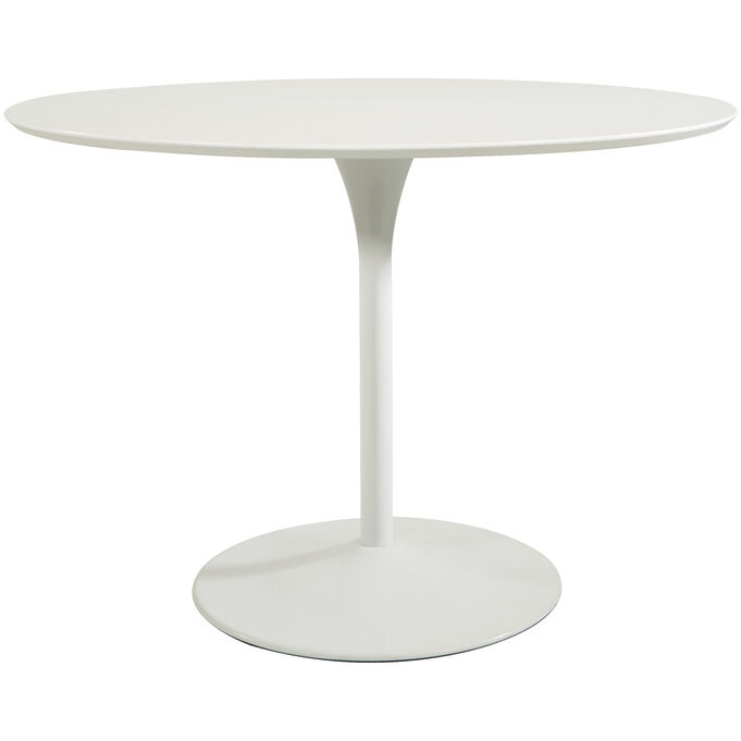Office Star Products , Flower White Dining Table