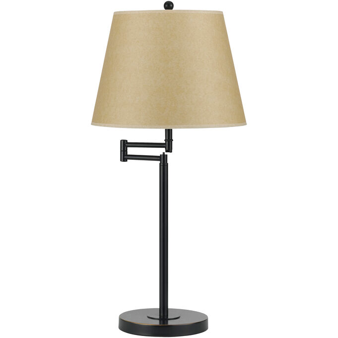 Cal Lighting , Andros Brown Swing Arm Table Lamp