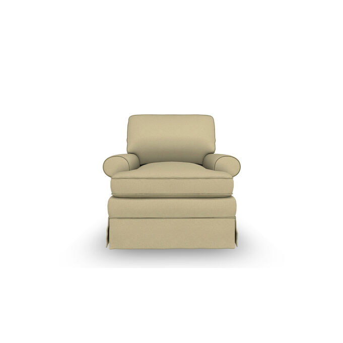 Best Home Furnishings | Quinn Beige Swivel Glider Chair