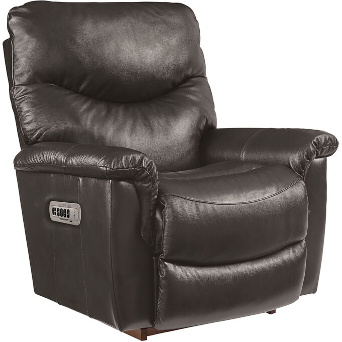 James Charcoal TriPower Recliner