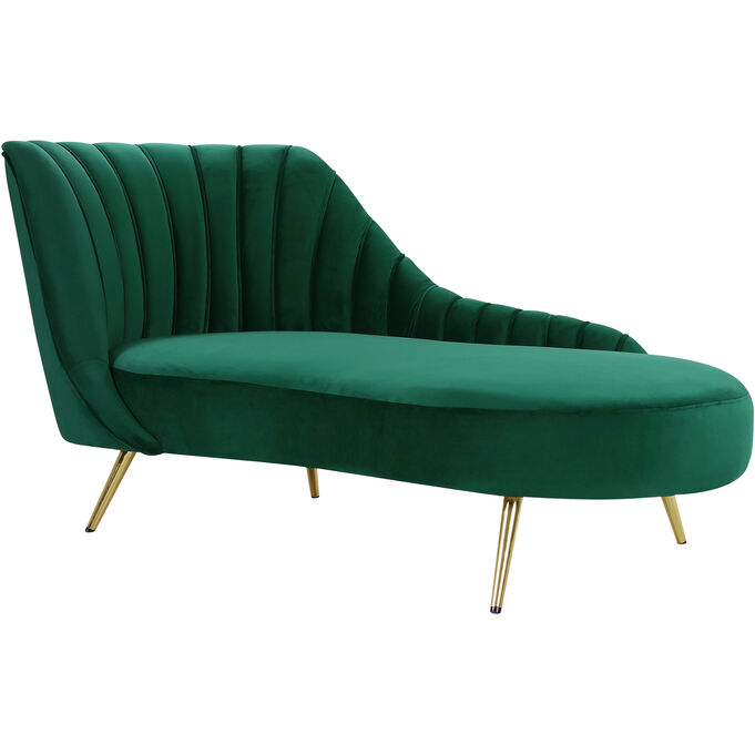 Meridian Furniture , Margo Green Chaise Lounge