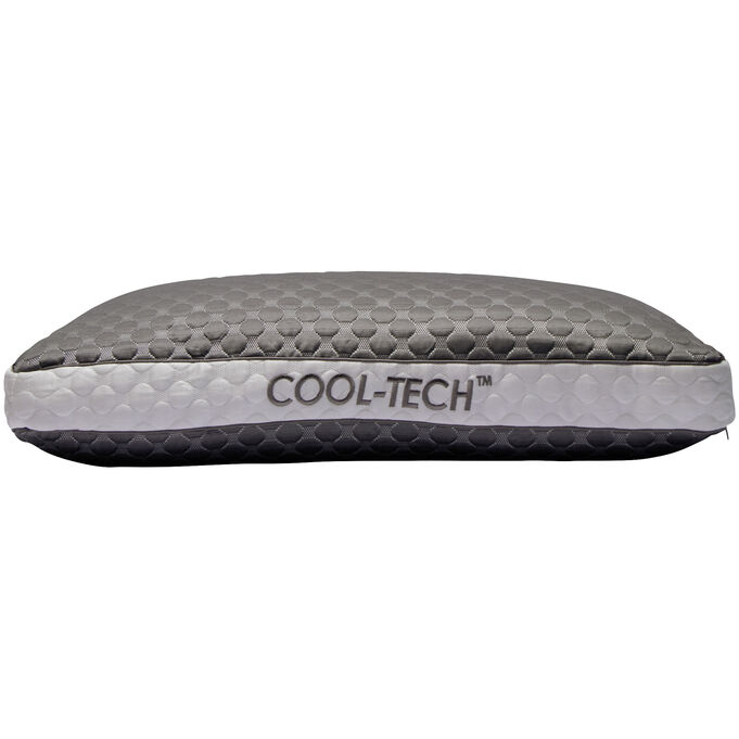 Healthy Sleep Queen Refresh And Chill Graphite Medium Profile Pillow