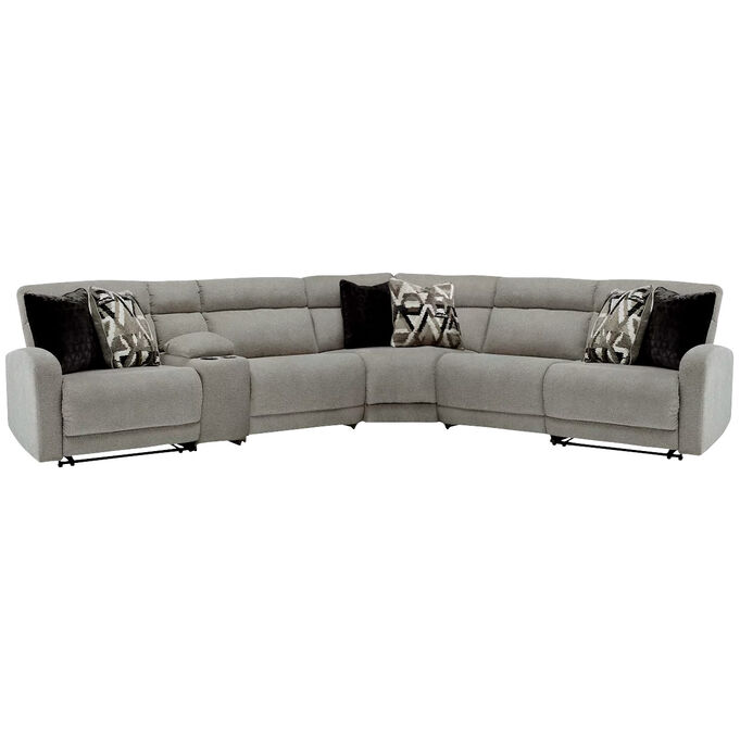 Ashley Furniture , Colleyville Stone 6 Piece Power Reclining Sectional