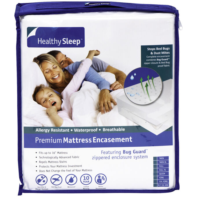 Healthy Sleep Rest And Protect King 5-Sided Mattress Encasement