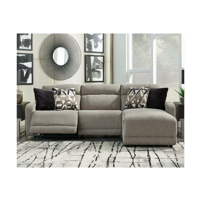 Colleyville Stone Power Console Loveseat
