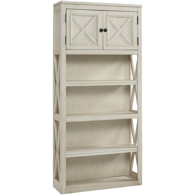 Ashley Furniture | Bolanburg White 75" Bookcase
