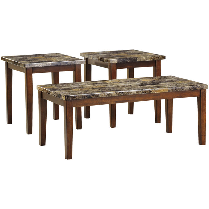 Ashley Furniture | Theo Faux Marble Set of 3 Tables