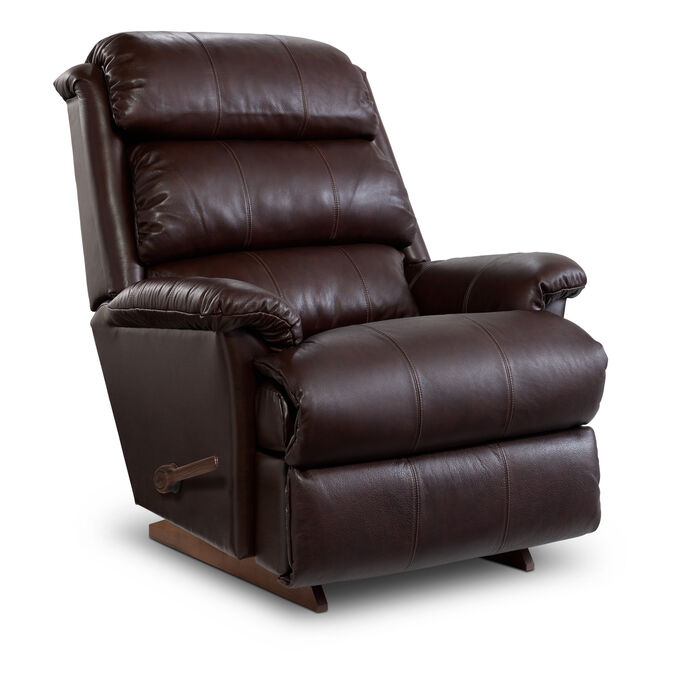 La-Z-Boy | Astor Chestnut Leather Rocker Recliner Chair