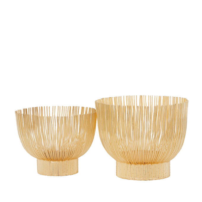 Orly Set of 2 Gold Bowls