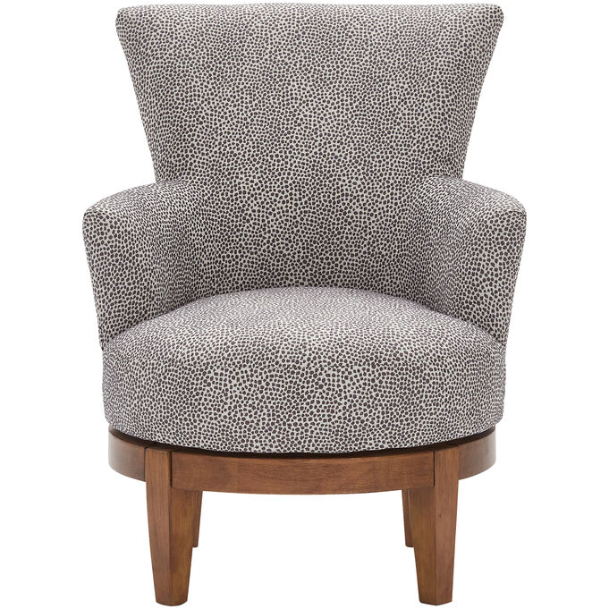 Best Home Furnishings | Justine Charcoal Swivel Chair