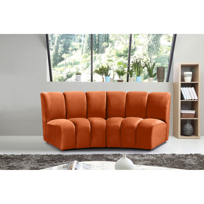 Meridian Furniture , Infinity Cognac 2 Piece Modular Sectional