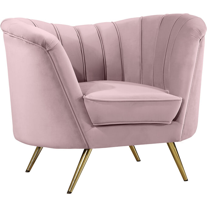 Meridian Furniture , Margo Pink Chair
