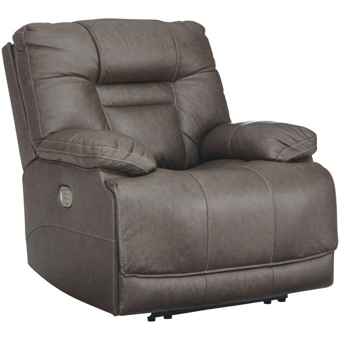Ashley Furniture | Wurstrow Smoke Power Recliner Chair