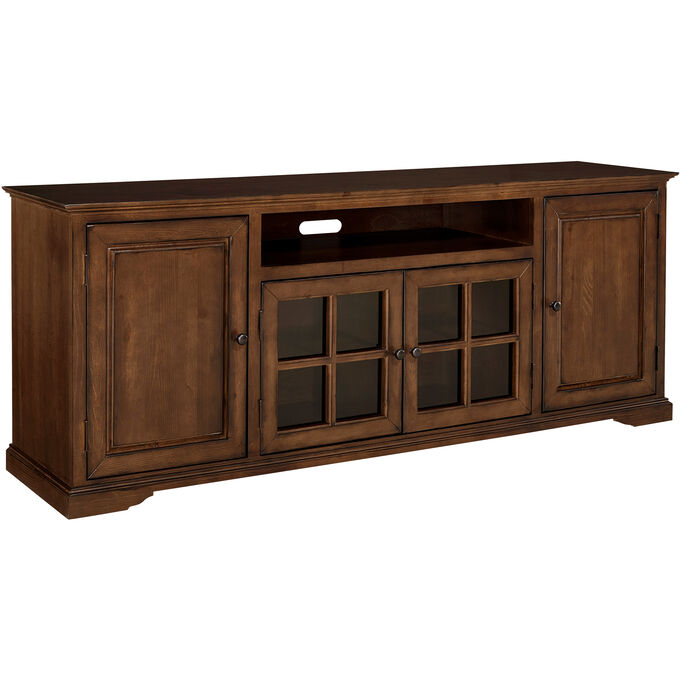 Progressive Furniture | Hamilton Auburn Cherry 82" Console Table