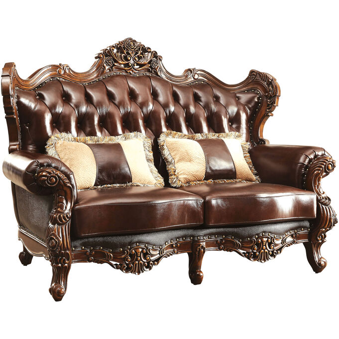 Furniture Of America , Jericho Brown Loveseat Sofa