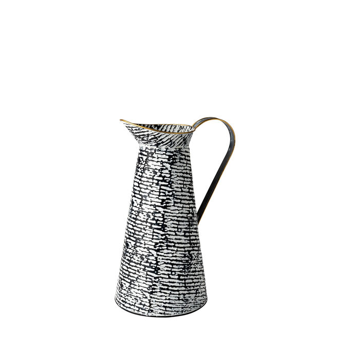 Colette Black Small Patterned Vase