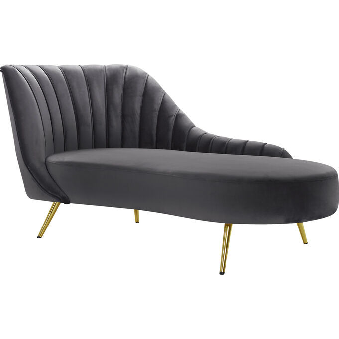 Meridian Furniture , Margo Gray Chaise Lounge