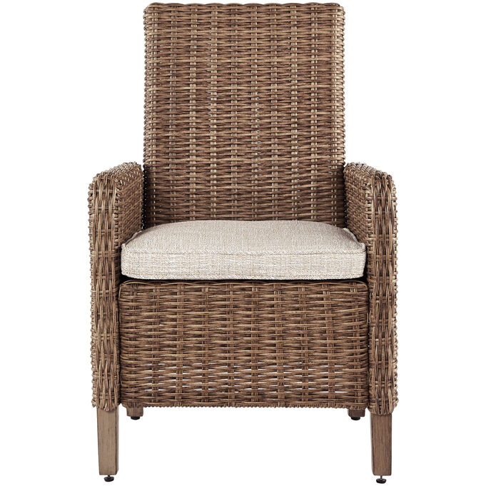 Ashley Furniture , Beachcroft Beige Pair Of Arm Chairs With Cushion