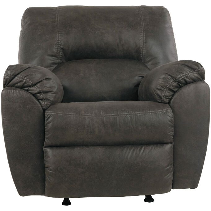Ashley Furniture | Grover Gray Rocker Recliner Chair