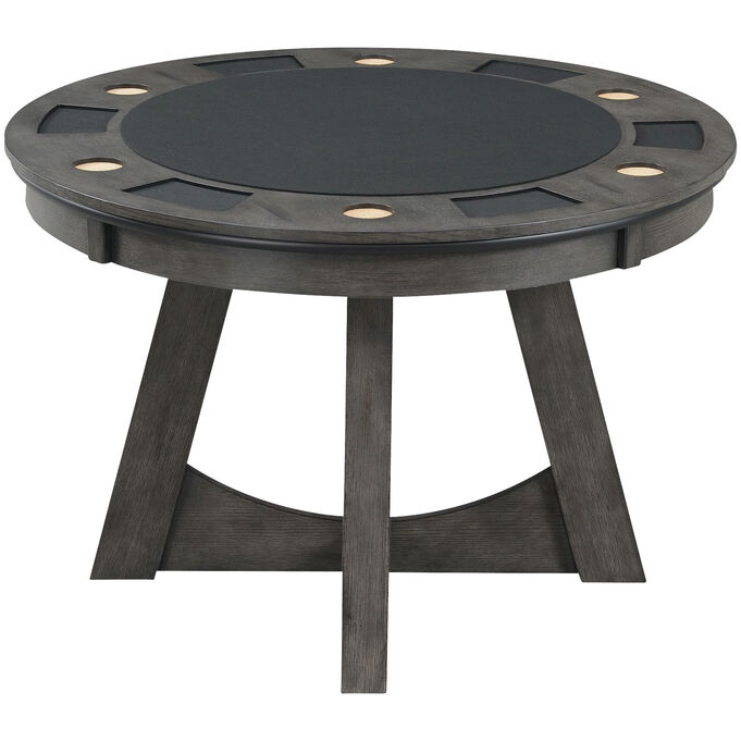 Prince Gray Round Game Table