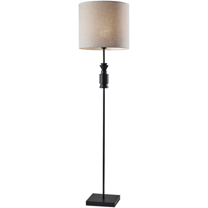 Elton Black Floor Lamp
