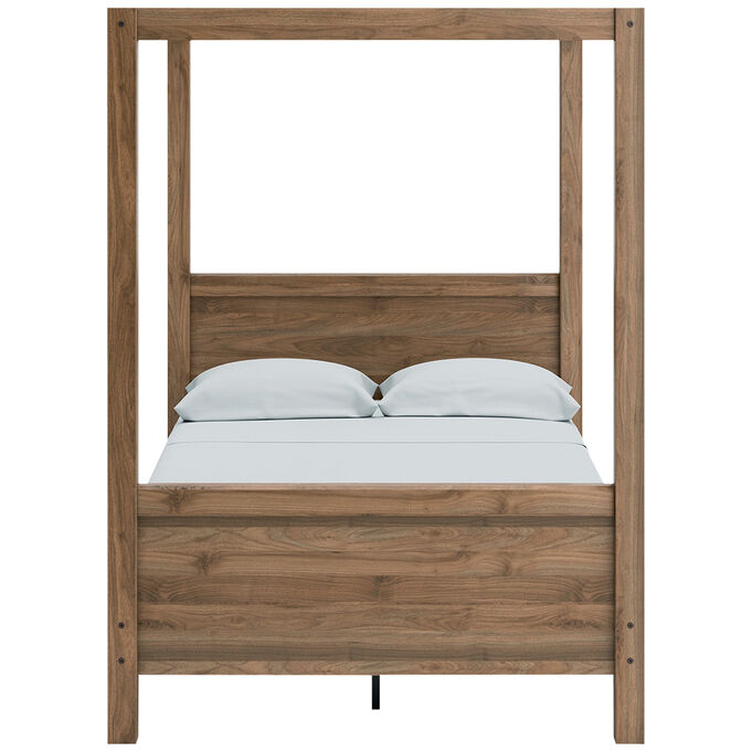 Ashley Furniture | Aprilyn Honey Full Canopy Bed