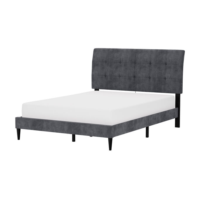 Blakely Dark Gray Queen Upholstered Bed