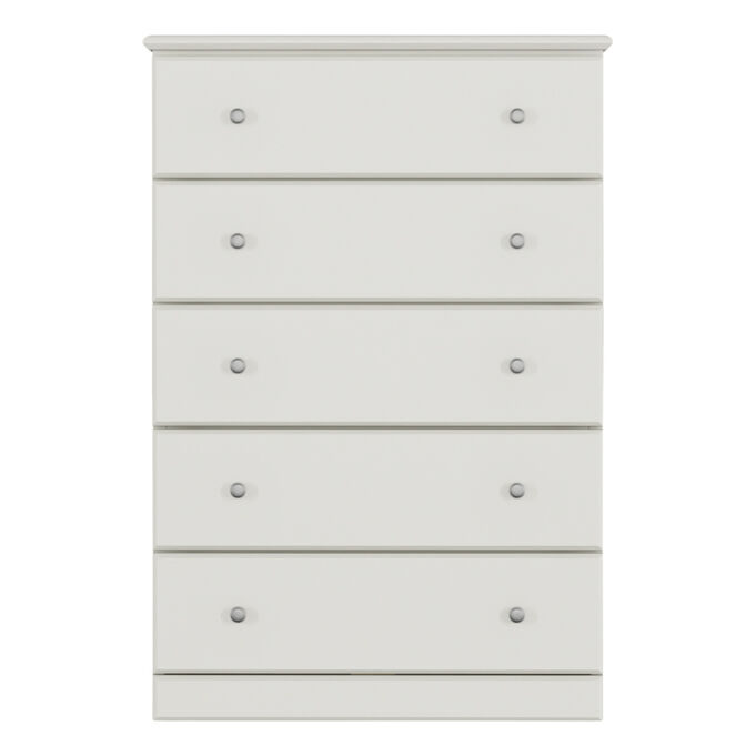 Big Chesters Rockport White 5 Drawer Chest
