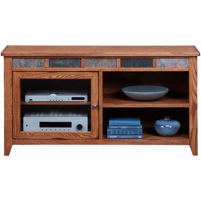 Legends Furniture | Evanston Antique Oak 54" Console Table