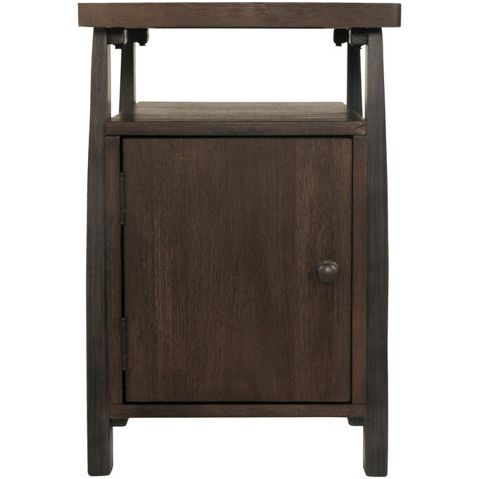 Ashley Furniture | Vailbry Brown Chairside Table