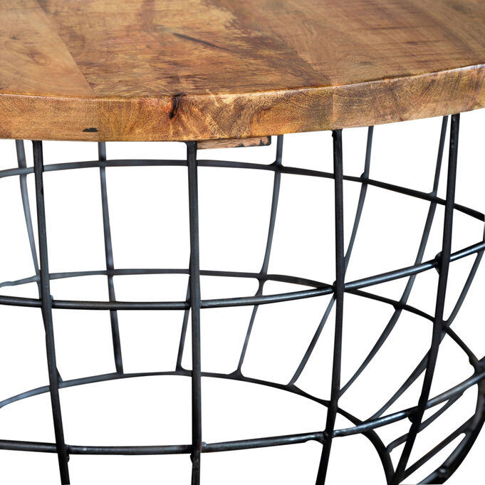 Akins Weathered Honey Nesting Coffee Tables