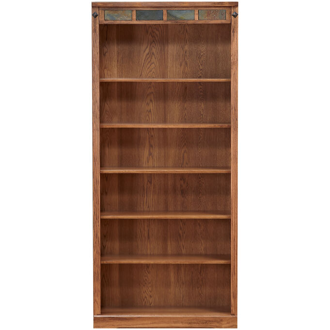 Sunny Designs | Sante Fe 72 Rustic Oak Bookcase