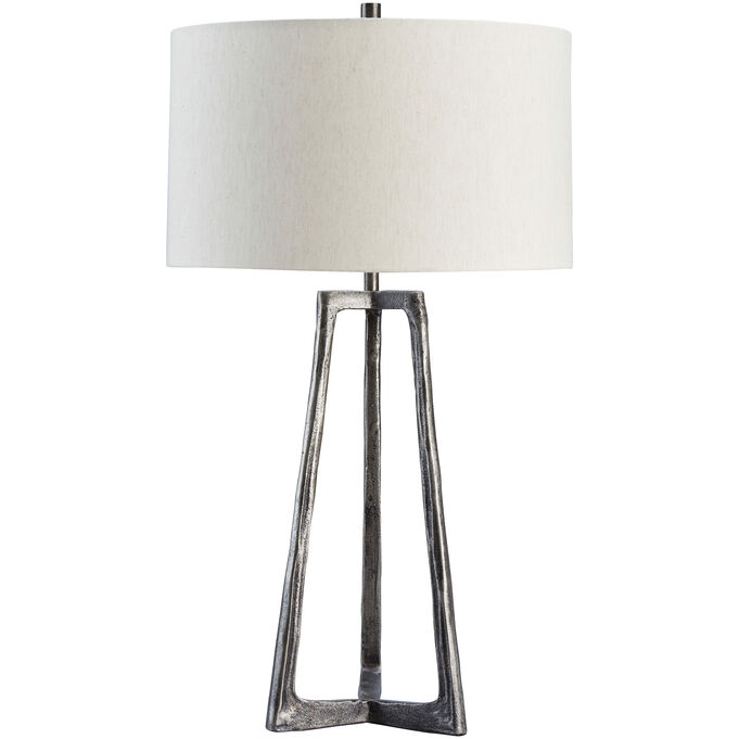 Ashley Furniture | Wynlett Antique Pewter Table Lamp
